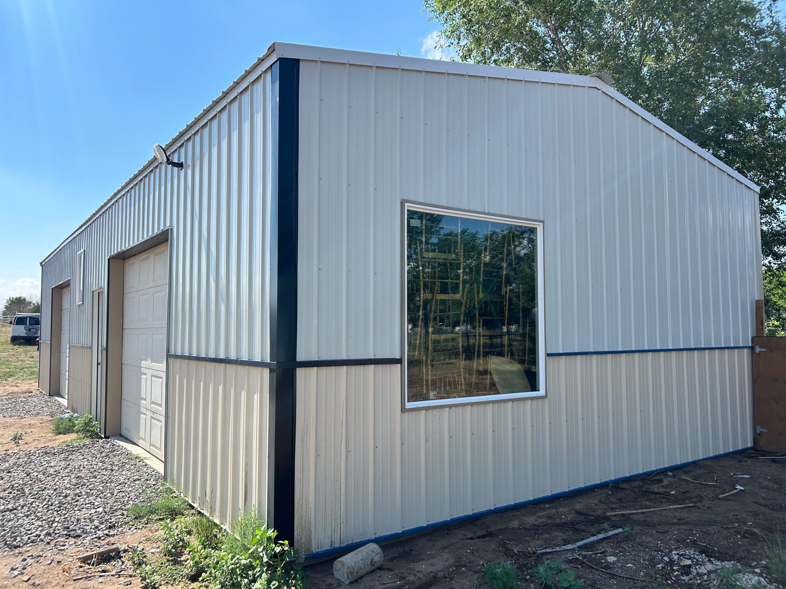 Animal cabana and utility structure framing project in Colorado