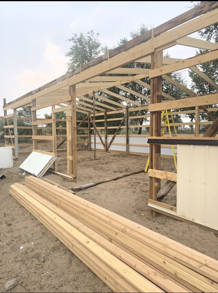 Wood and metal framing project by Balcon Peak Framing in Colorado